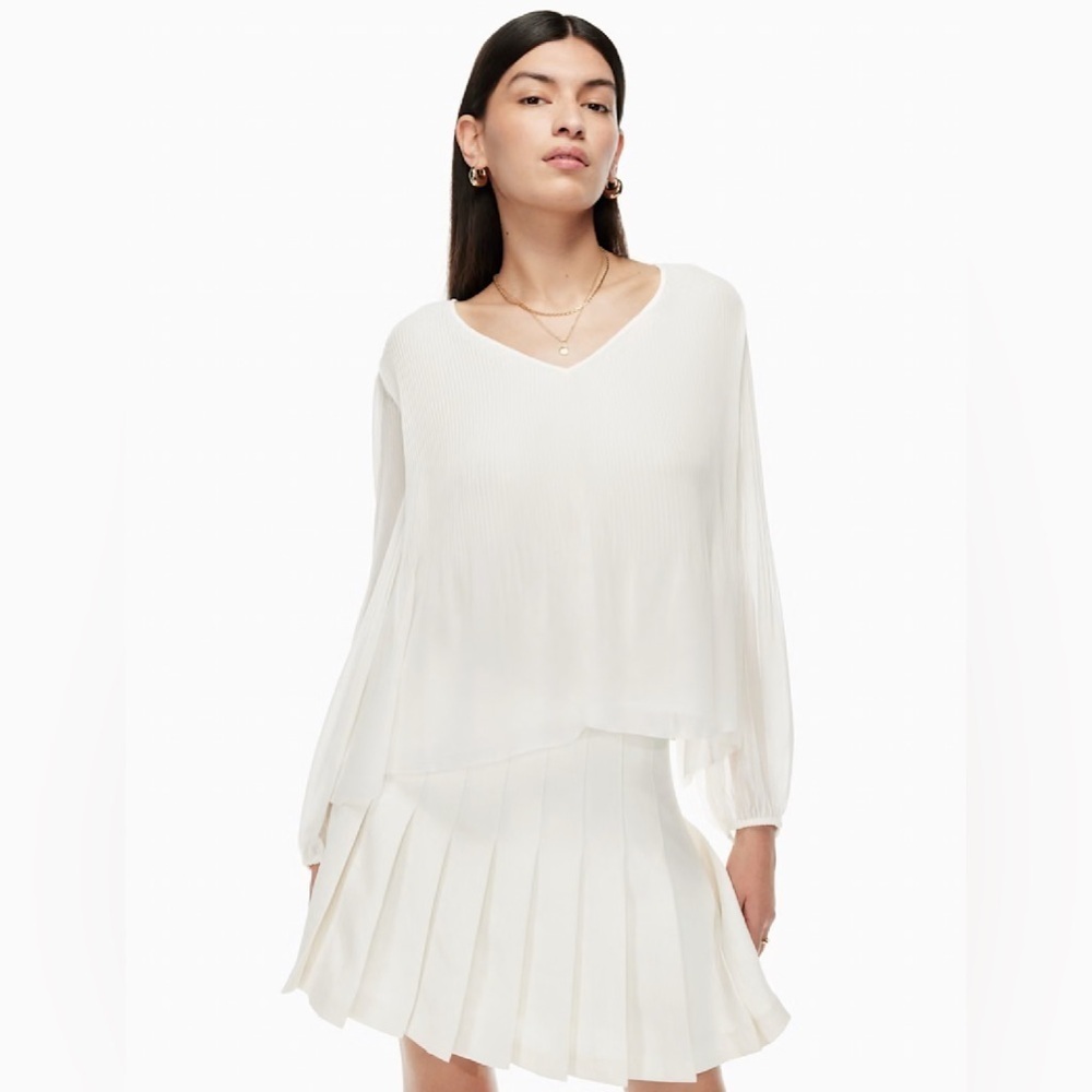Aritzia Wilfred Daydreamer V-neck Blouse